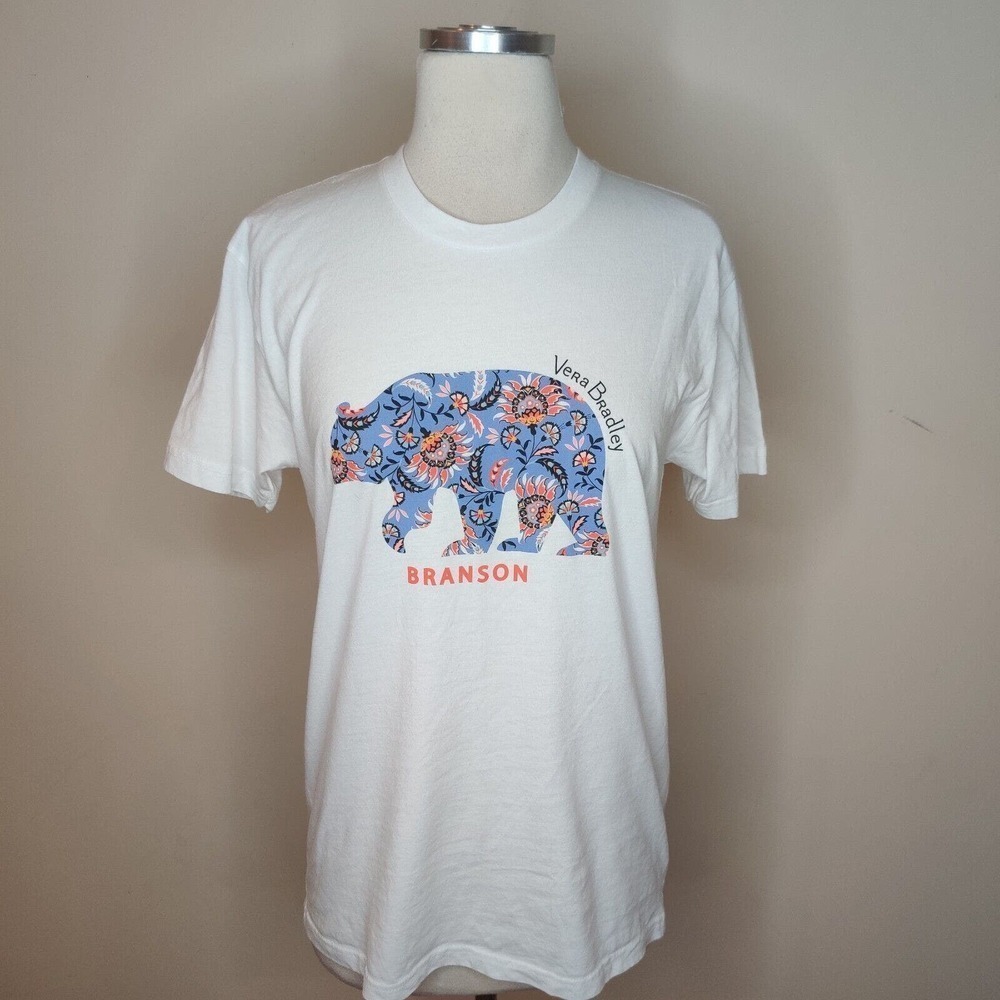 Vera‎ Bradley Tee Shirt Branson Bear Short Sleeve